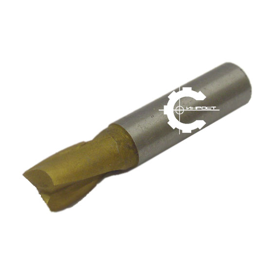Фреза шпоночная ц.хв 10 Р6М5 TiN