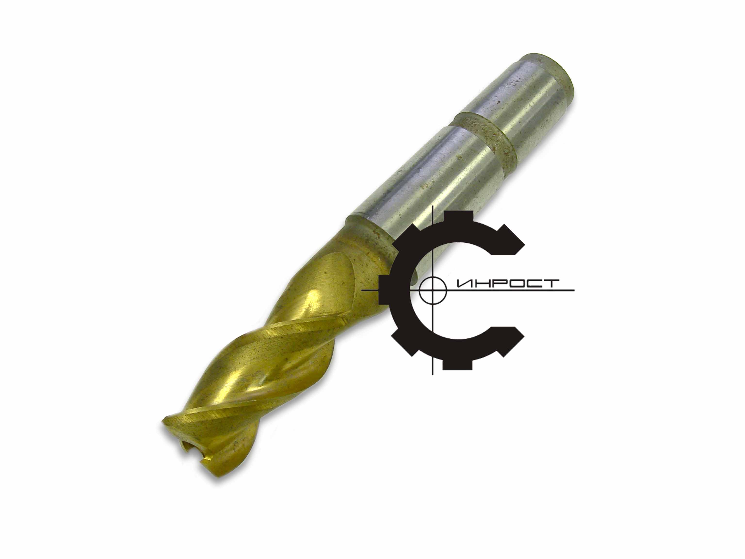 Фреза концевая к.хв 40 z-6 КМ4 Р6М5 TiN
